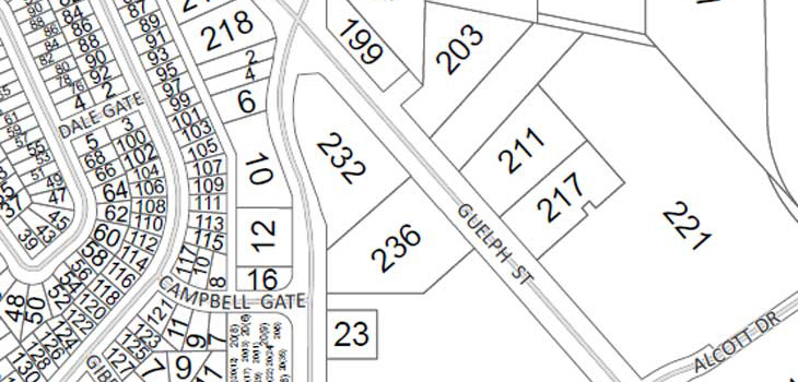 civic address map